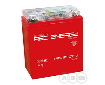 АКБ Delta 12V 7Ah RED ENERGY гелевый необслуживаемый (RE 12-07.1, 114х71х131)