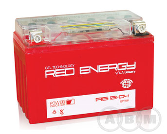 АКБ Delta 12V 4Ah RED ENERGY гелевый необслуживаемый (RE 12-04, 114х70х87)