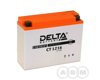 АКБ Delta 12V 16Ah необслуживаемый (СТ 1216, 151x88x164)