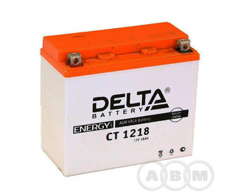 АКБ  Delta 12V 18Ah необслуживаемый (СТ 1218, 177x88x154)